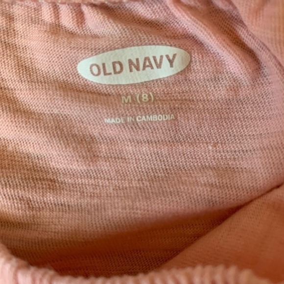 Old Navy Womens Boho Lace Crochet Flutter Sleeve Top Pink Size M. - Picture 5 of 7